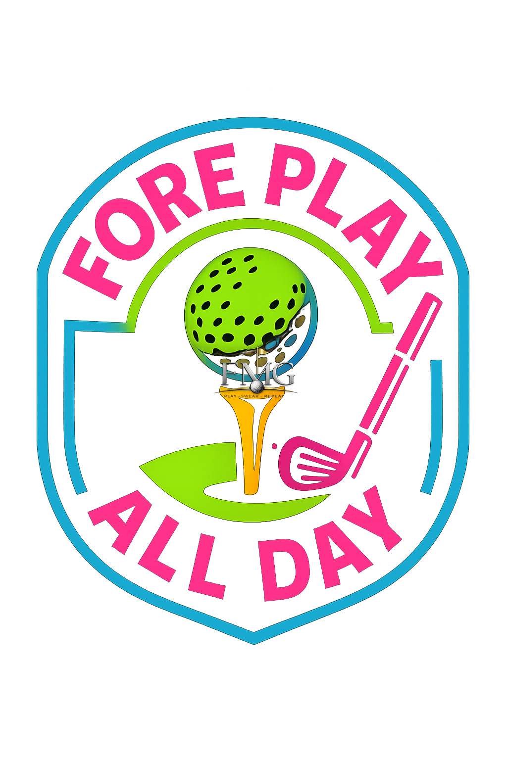 Fore Play All Day — Unisex Graphic Tee