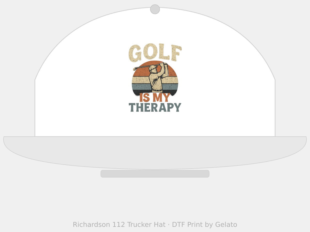 Golf Is My Therapy — Trucker Hat